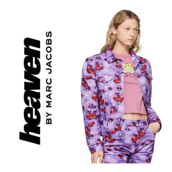 Marc Jacobs Jackets & Blazers - MARC JACOBS HEAVEN Denim Faces Trucker Jacket Size Medium